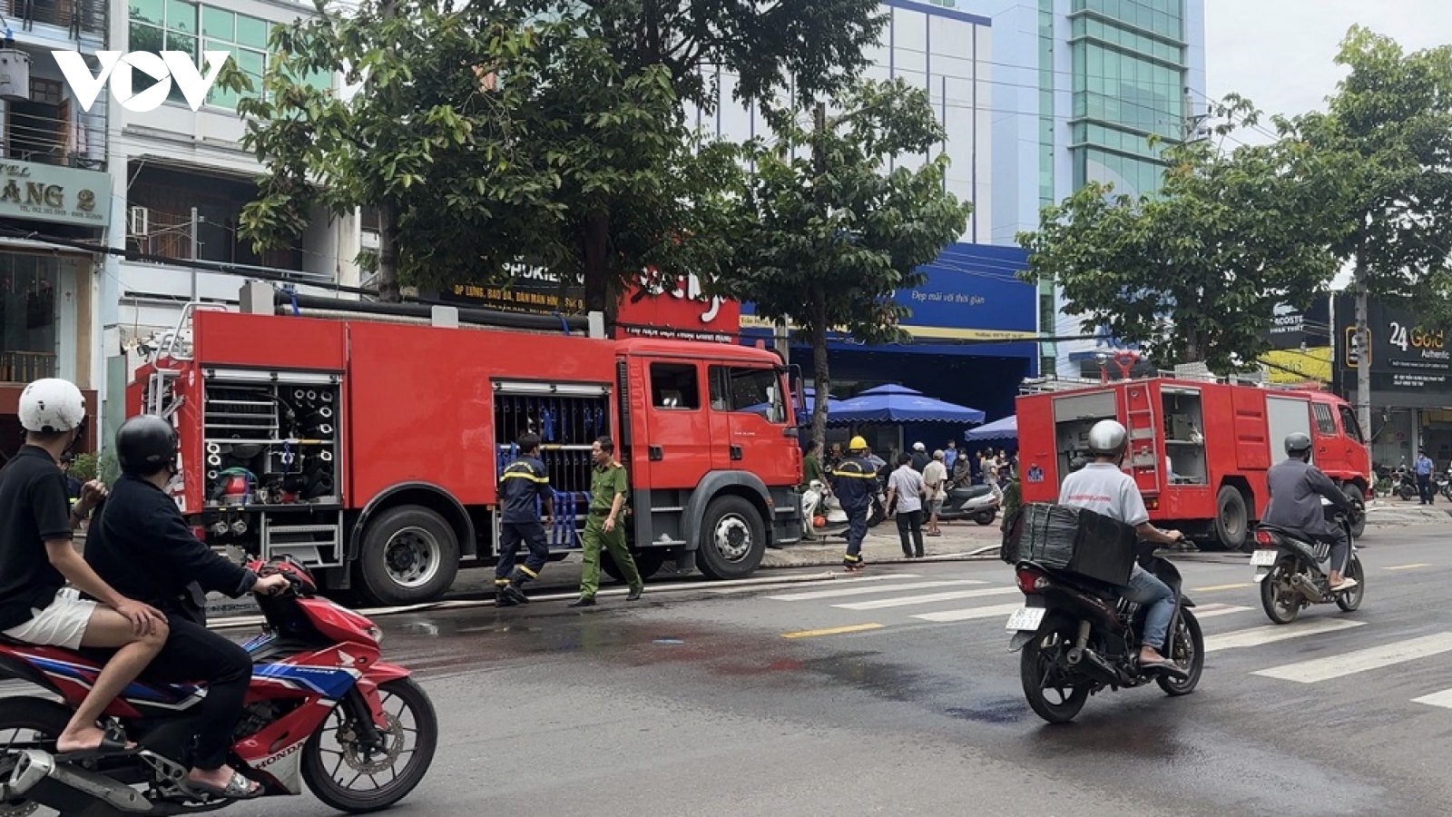 Cháy tầng 8 khách sạn Đài Trang ở Bình Thuận
